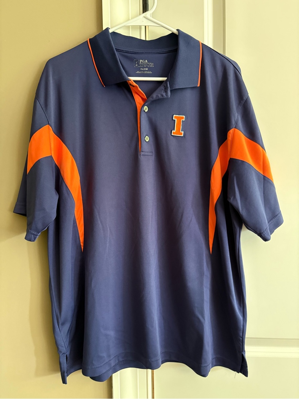 PGA Tour University of Illinois Illini golf polo shirt